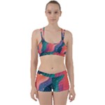 Art Abstract Pattern Perfect Fit Gym Set