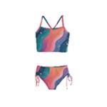 Art Abstract Pattern Girls  Tankini Swimsuit