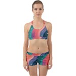 Art Abstract Pattern Back Web Gym Set