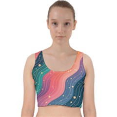 Velvet Racer Back Crop Top 