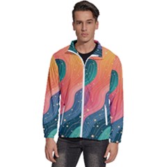 Men s High Neck Windbreaker 