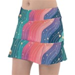 Art Abstract Pattern Classic Tennis Skirt