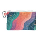 Art Abstract Pattern Canvas Cosmetic Bag (Medium)