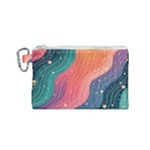 Art Abstract Pattern Canvas Cosmetic Bag (Small)