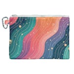 Art Abstract Pattern Canvas Cosmetic Bag (XL)