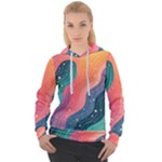 Art Abstract Pattern Women s Overhead Hoodie