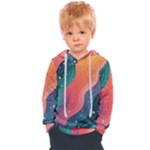 Art Abstract Pattern Kids  Overhead Hoodie