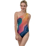 Art Abstract Pattern To One Side Swimsuit