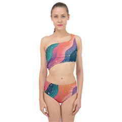 Spliced Up Two Piece Swimsuit 