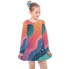 Kids  Long Sleeve Dress 