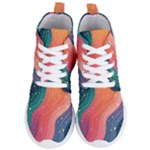 Art Abstract Pattern Women s Lightweight High Top Sneakers