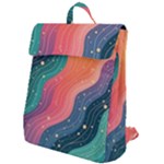 Art Abstract Pattern Flap Top Backpack