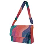 Art Abstract Pattern Full Print Messenger Bag (S)