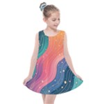 Art Abstract Pattern Kids  Summer Dress