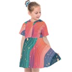 Art Abstract Pattern Kids  Sailor Dress