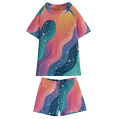 Kids  Swim T-Shirt and Shorts Set 