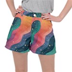 Art Abstract Pattern Women s Ripstop Shorts