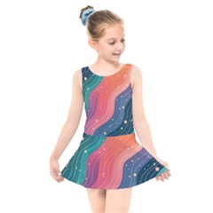 Kids  Skater Dress Swimsuit 