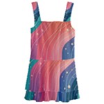 Art Abstract Pattern Kids  Layered Skirt Swimsuit