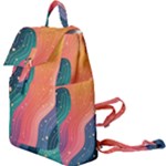 Art Abstract Pattern Buckle Everyday Backpack