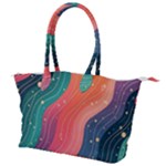 Art Abstract Pattern Canvas Shoulder Bag