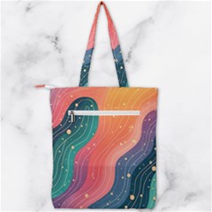 Double Zip Up Tote Bag 