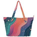 Art Abstract Pattern Full Print Shoulder Bag