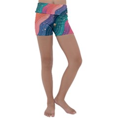 Kids  Lightweight Velour Yoga Shorts 