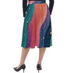 Classic Velour Midi Skirt  