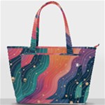 Art Abstract Pattern Back Pocket Shoulder Bag 