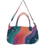 Art Abstract Pattern Removable Strap Handbag