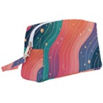 Art Abstract Pattern Wristlet Pouch Bag (Large)