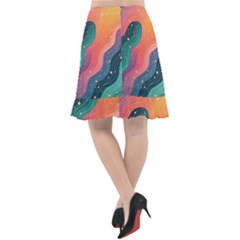 Fishtail Chiffon Skirt 