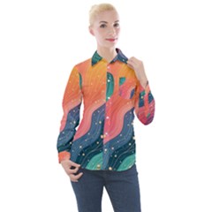 Women s Long Sleeve Pocket Shirt 