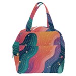 Art Abstract Pattern Boxy Hand Bag