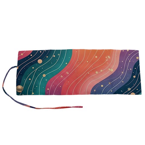 Art Abstract Pattern Roll Up Canvas Pencil Holder (S) from ArtsNow.com