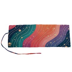 Art Abstract Pattern Roll Up Canvas Pencil Holder (S) from ArtsNow.com