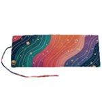 Art Abstract Pattern Roll Up Canvas Pencil Holder (S)