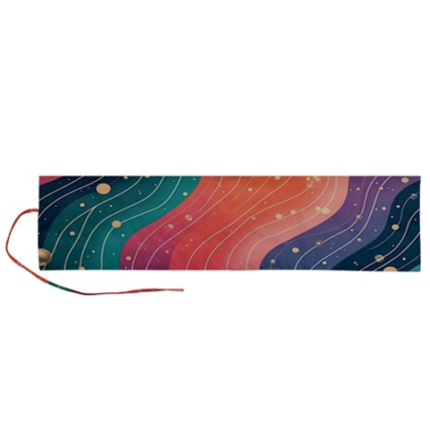 Art Abstract Pattern Roll Up Canvas Pencil Holder (L) from ArtsNow.com