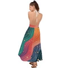 Backless Maxi Beach Dress 