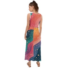 V-Neck Chiffon Maxi Dress 