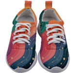 Art Abstract Pattern Kids Athletic Shoes