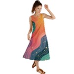 Art Abstract Pattern Summer Maxi Dress