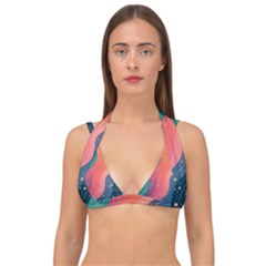 Double Strap Halter Bikini Top 