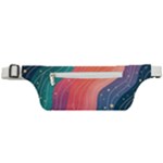 Art Abstract Pattern Active Waist Bag