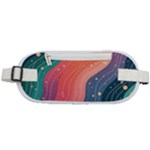 Art Abstract Pattern Rounded Waist Pouch