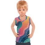 Art Abstract Pattern Kids  Sport Tank Top