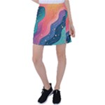 Art Abstract Pattern Tennis Skirt