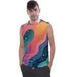 Art Abstract Pattern Men s Regular Tank Top