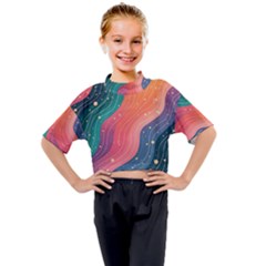 Kids Mock Neck T-Shirt 